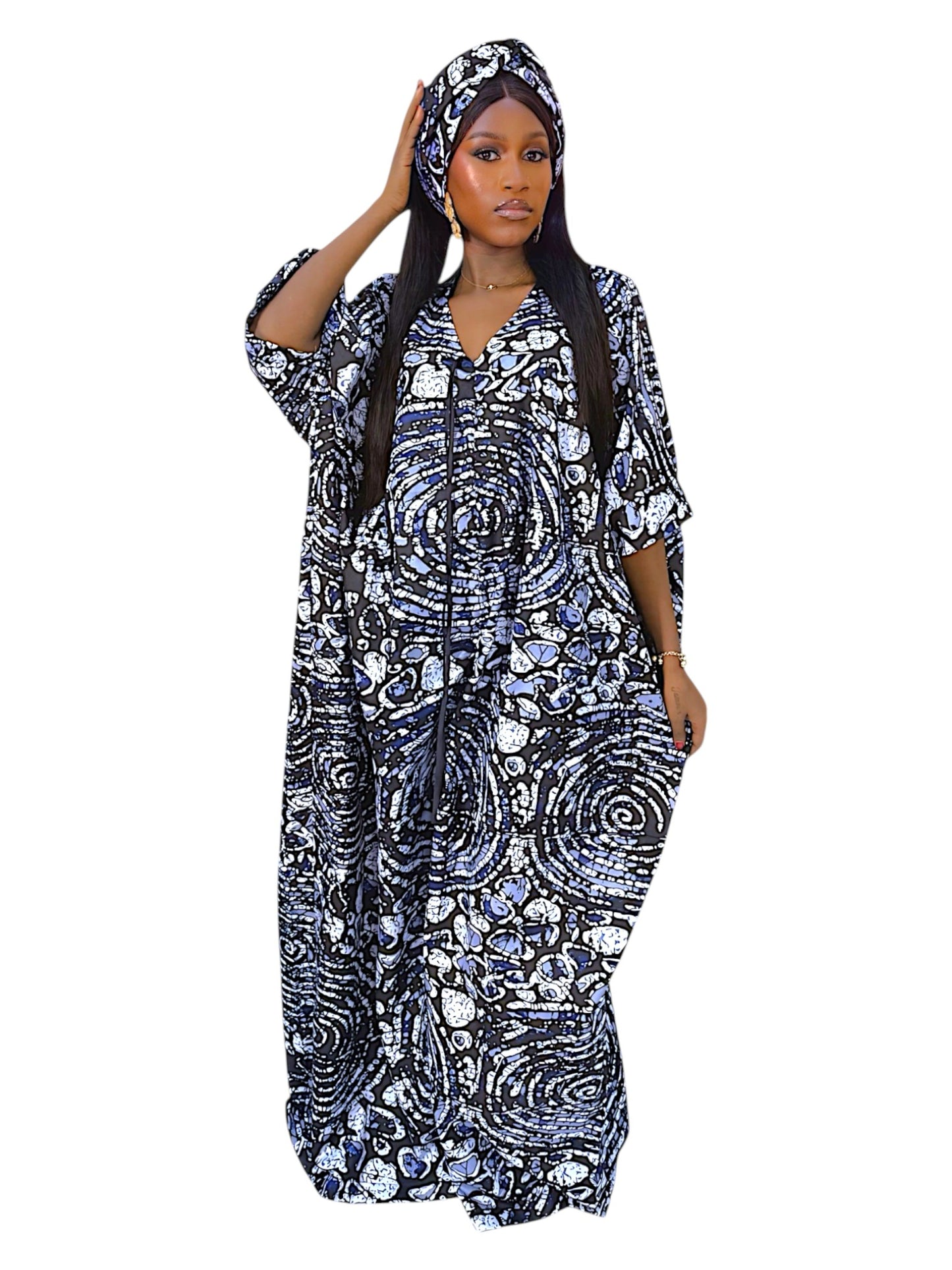 Ìrètí Ankara Drawstring Bubu