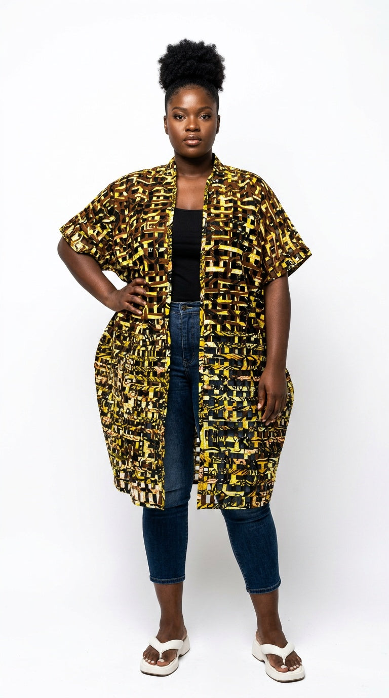Veste kimono Lola Adire