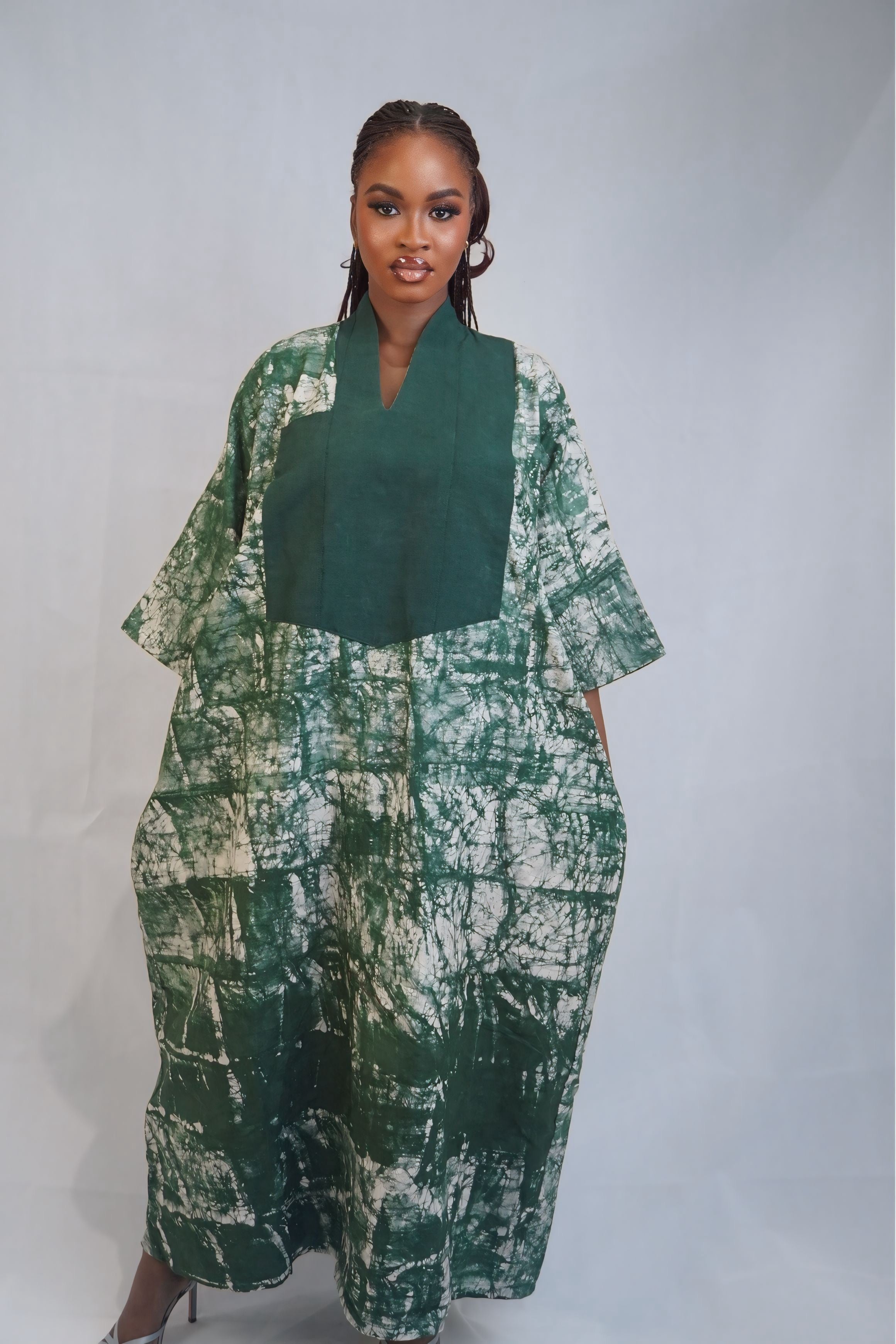 Layo Hand-dyed Adire Dress