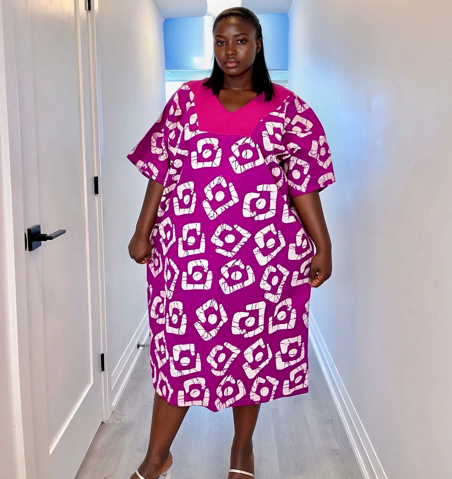 Lope Bubu Ankara Midi Dress