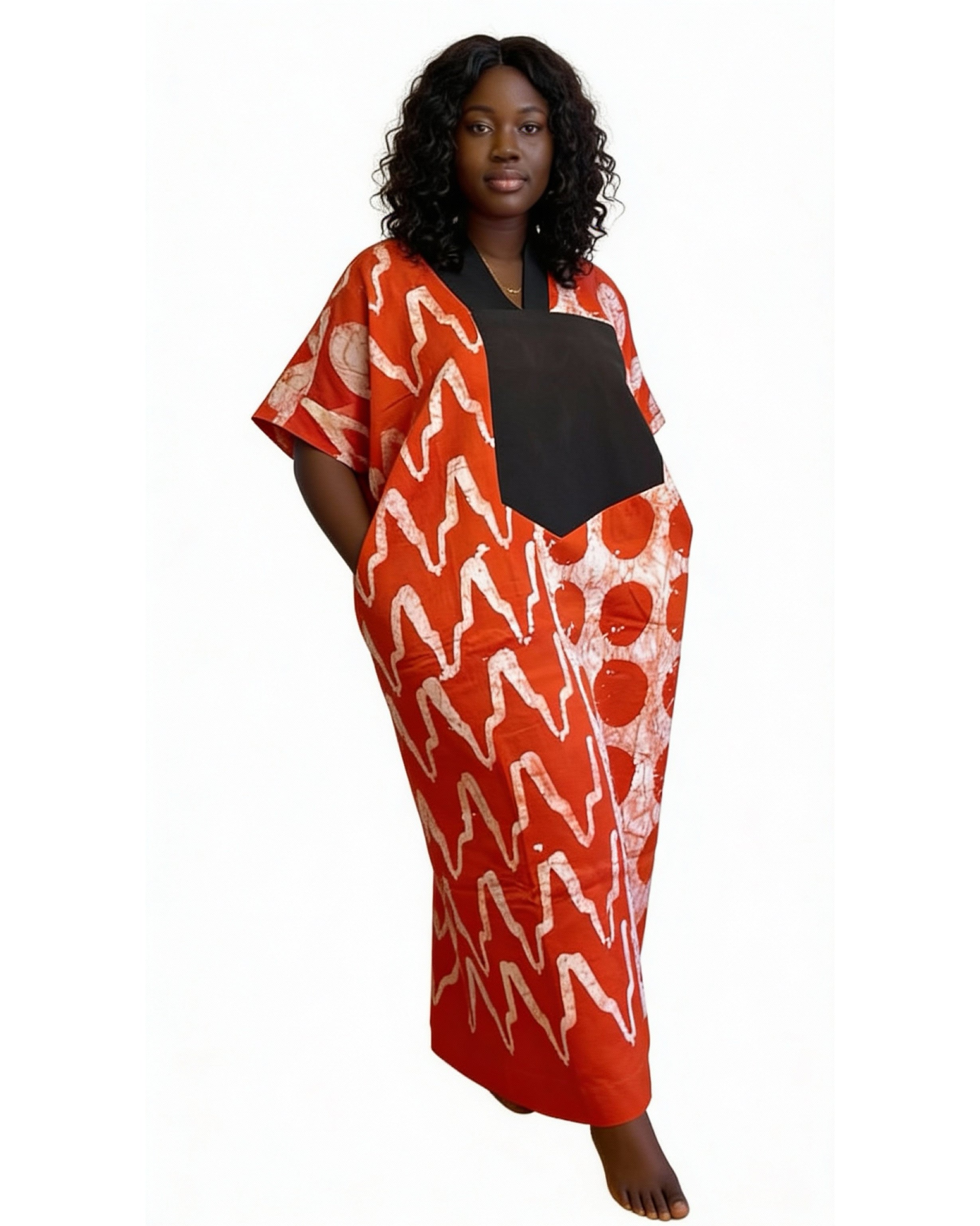 Eko Baddie African Adire Bubu Dress