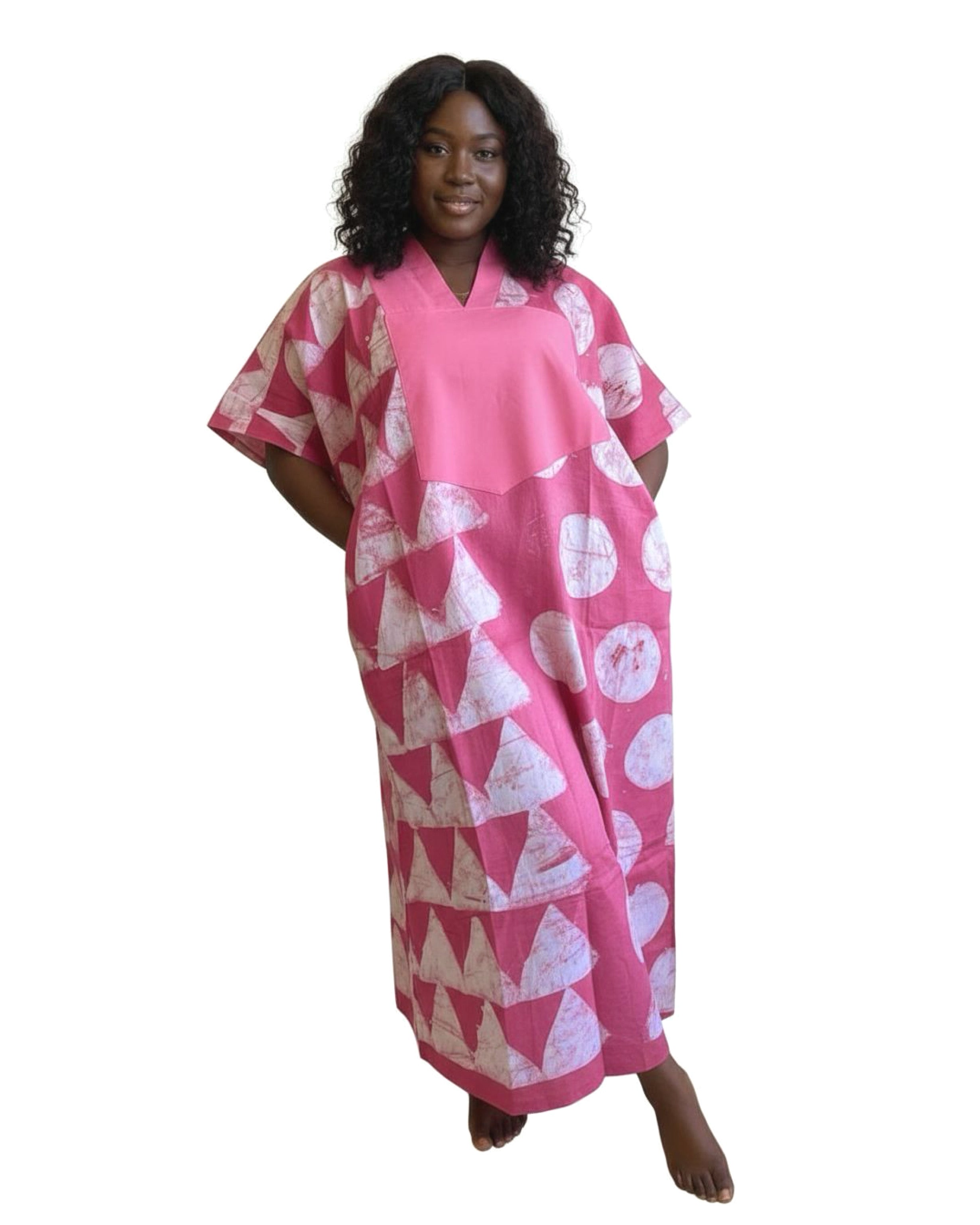 Eko Chic African Adire Bubu Dress