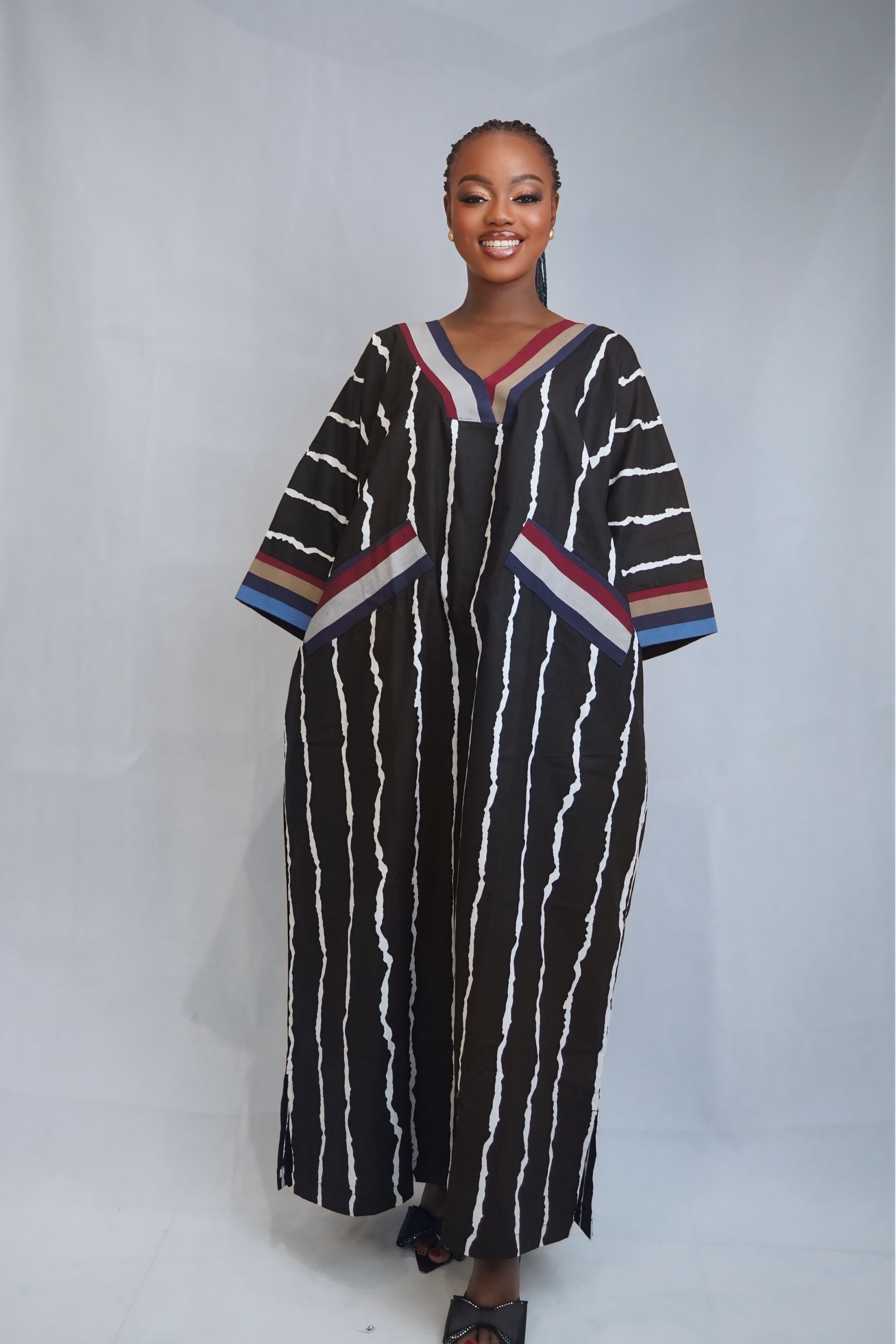 Ankara Bubu Dress - Chic Ankle length