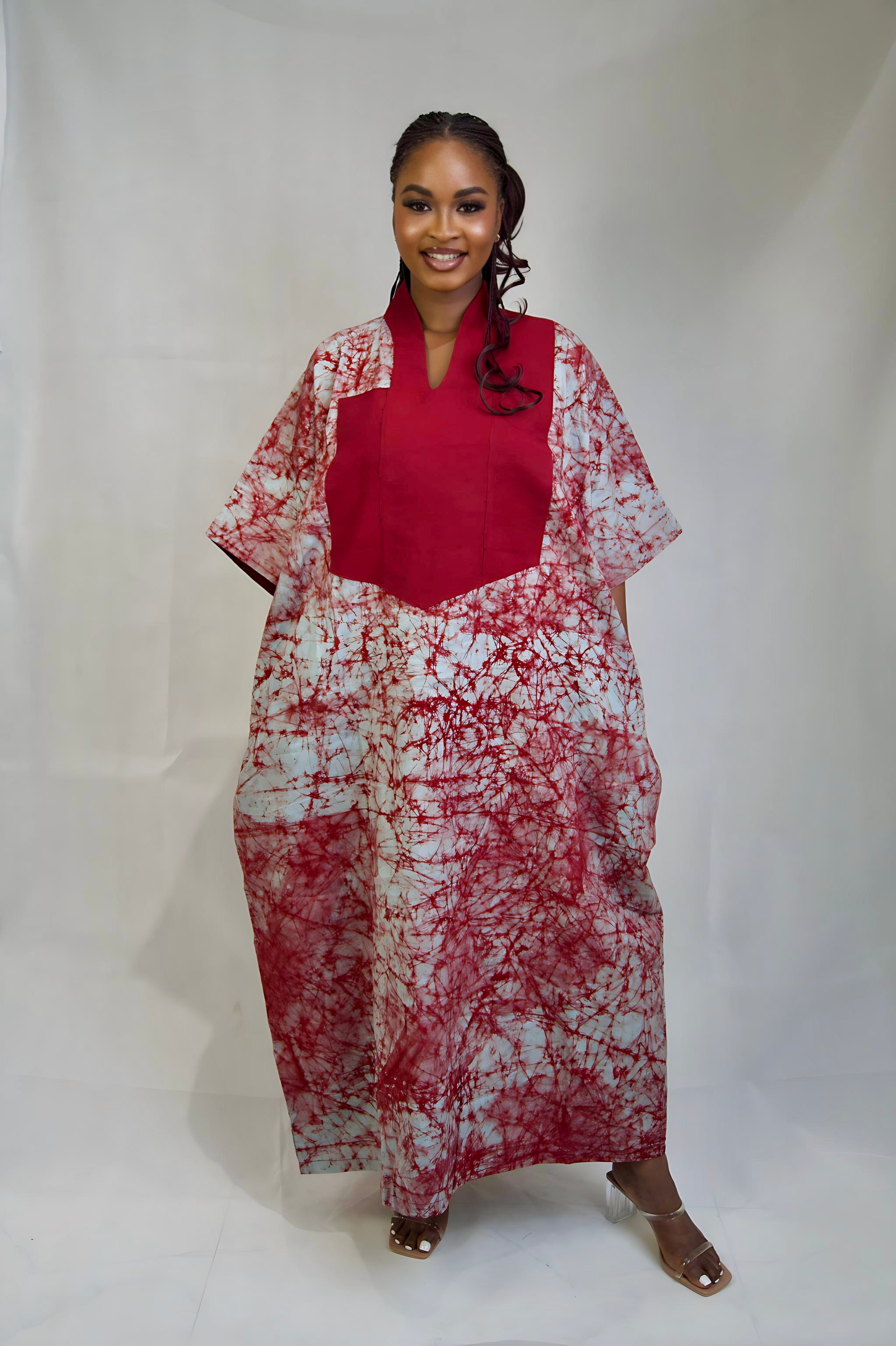 Layo Hand-dyed Adire Dress