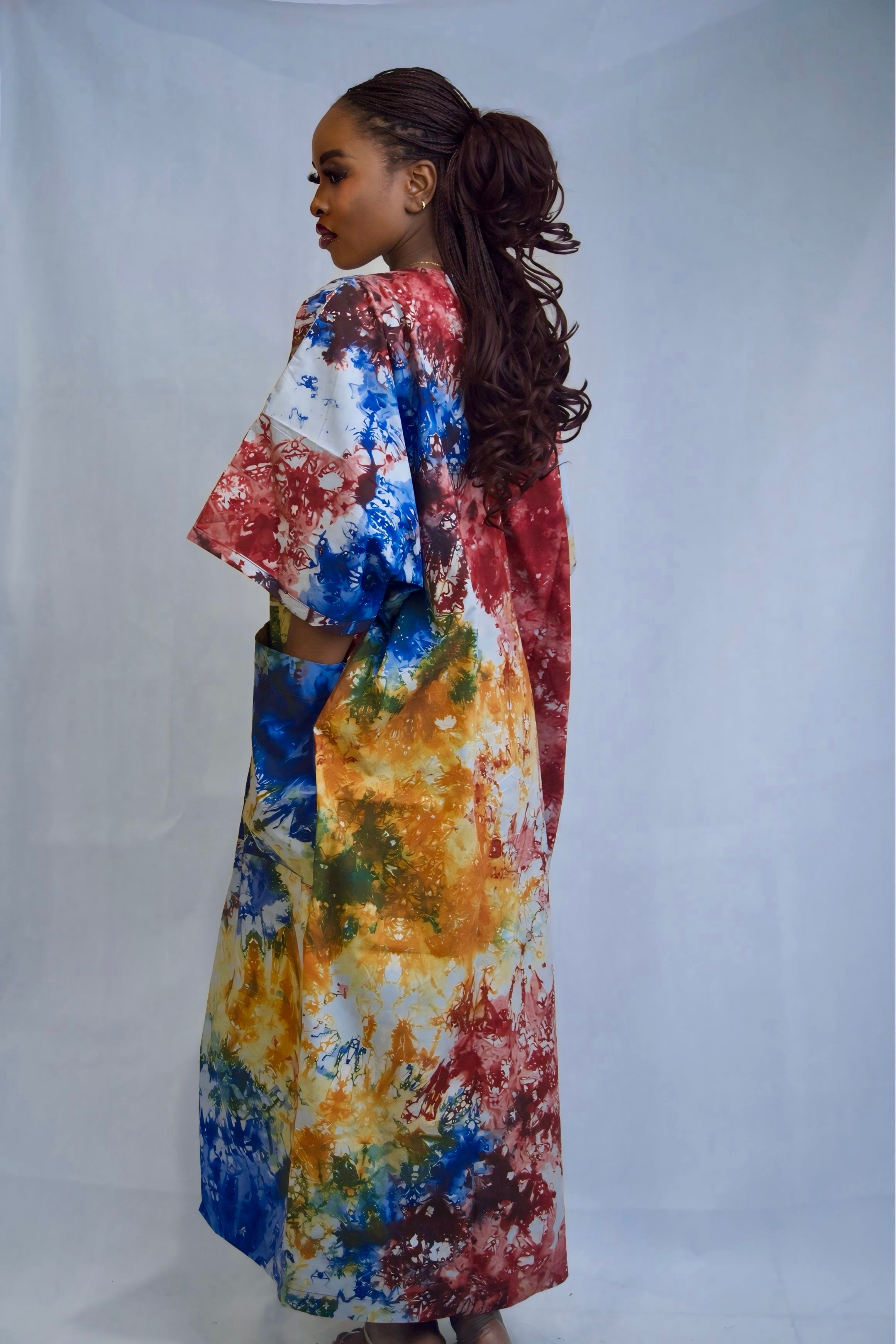 Demi Multicolor Tie-Dye Bubu