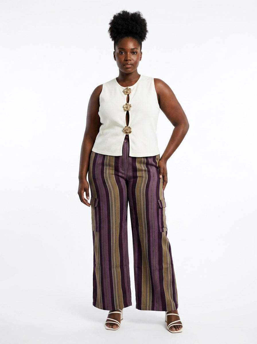 African Print Wide Leg Pants - Ore (Restocked)