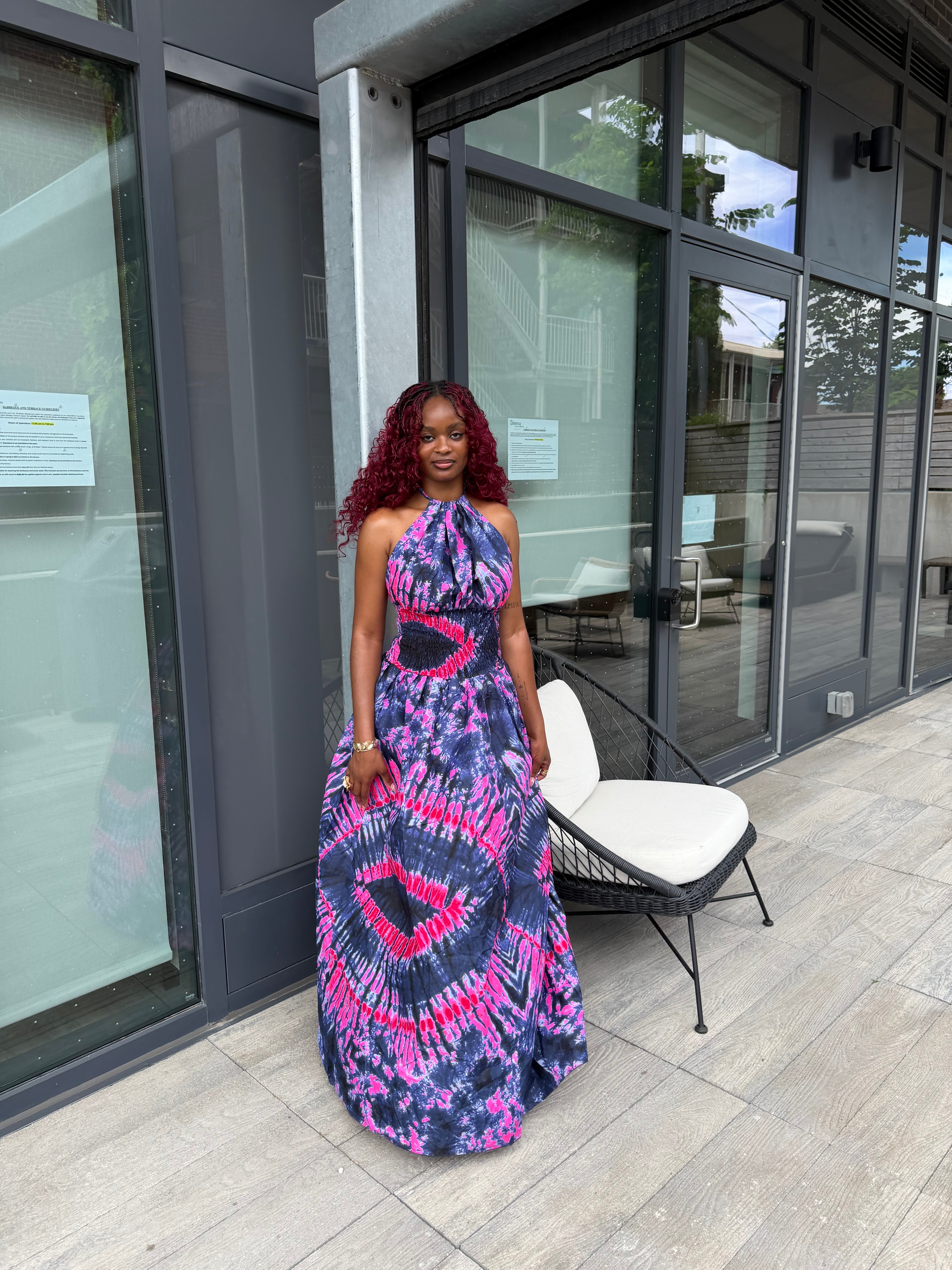 Fera Halter Neck Dress