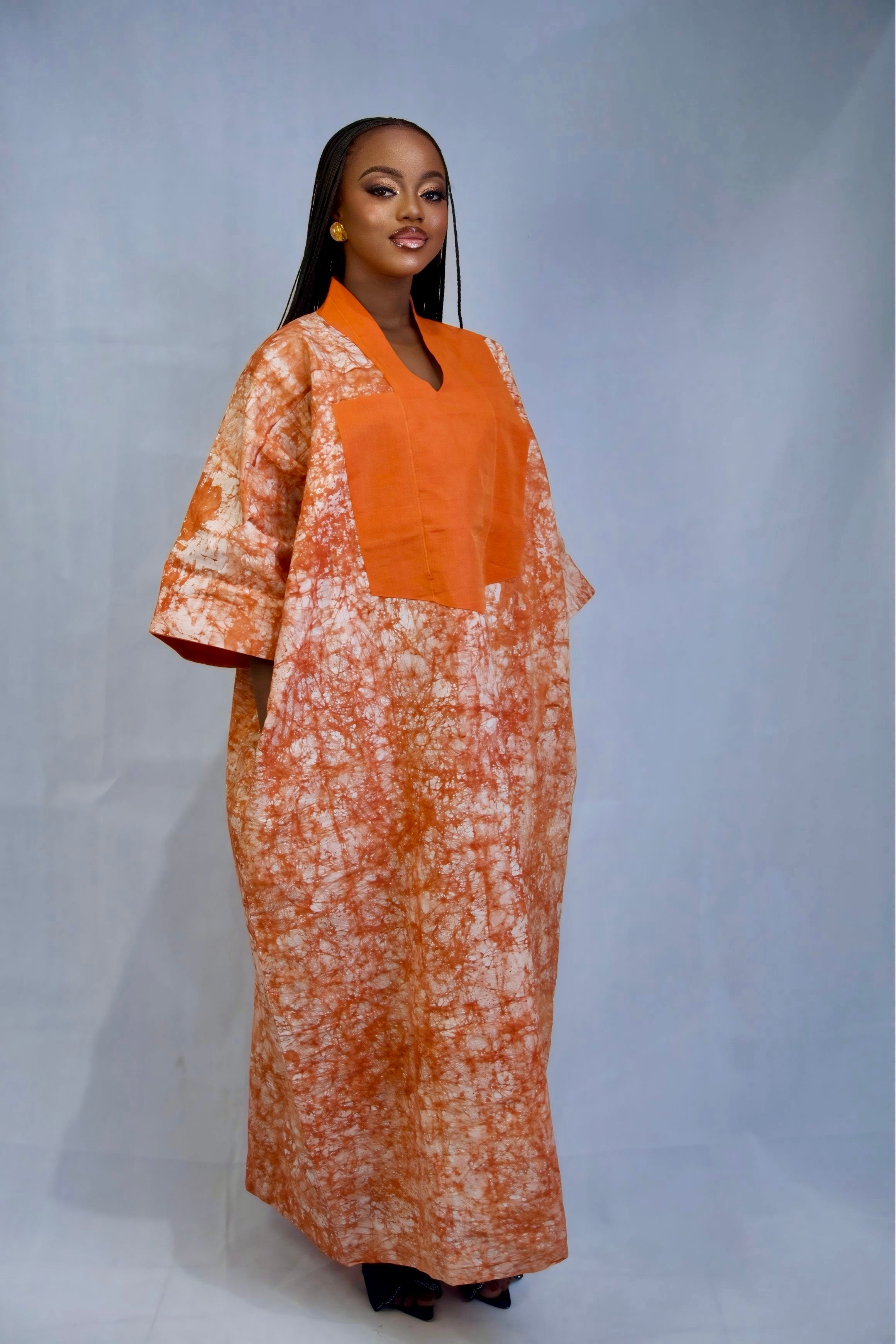 Adire Hand-Dyed Dress - Tayo Collection