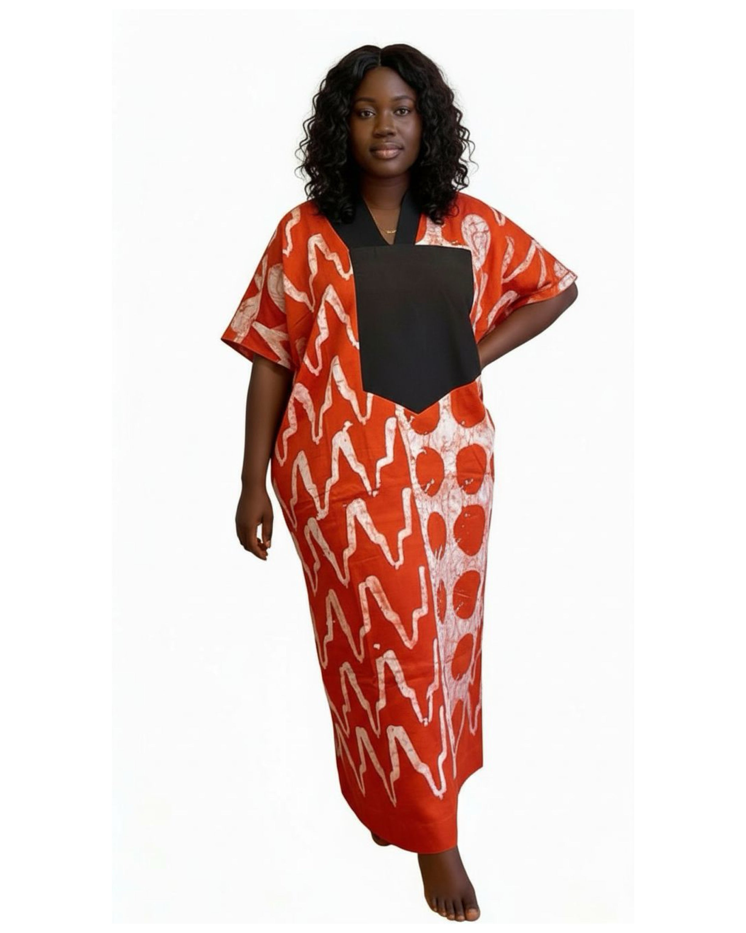 Eko Baddie African Adire Bubu Dress