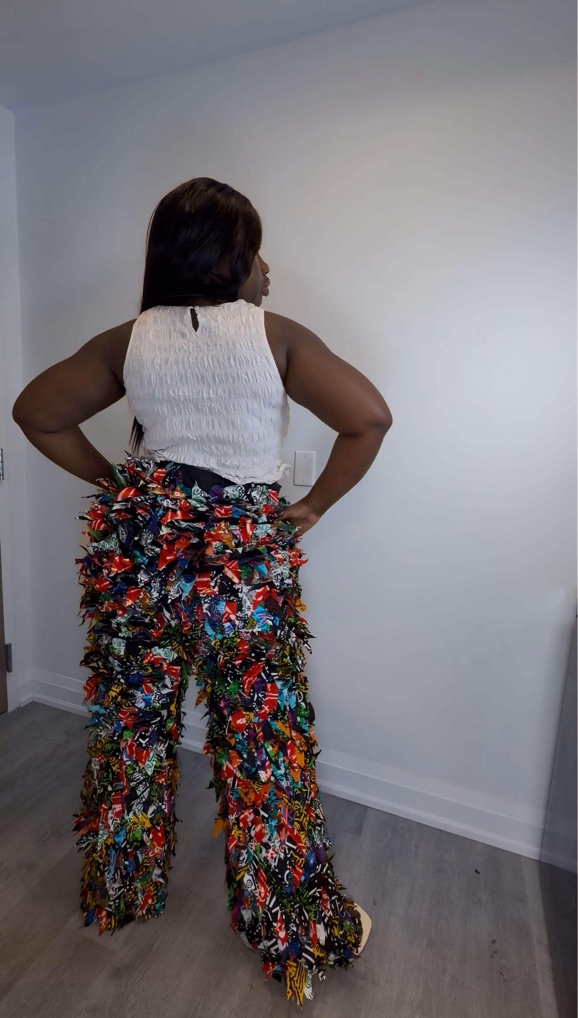 Sara Fringe Statement Pants