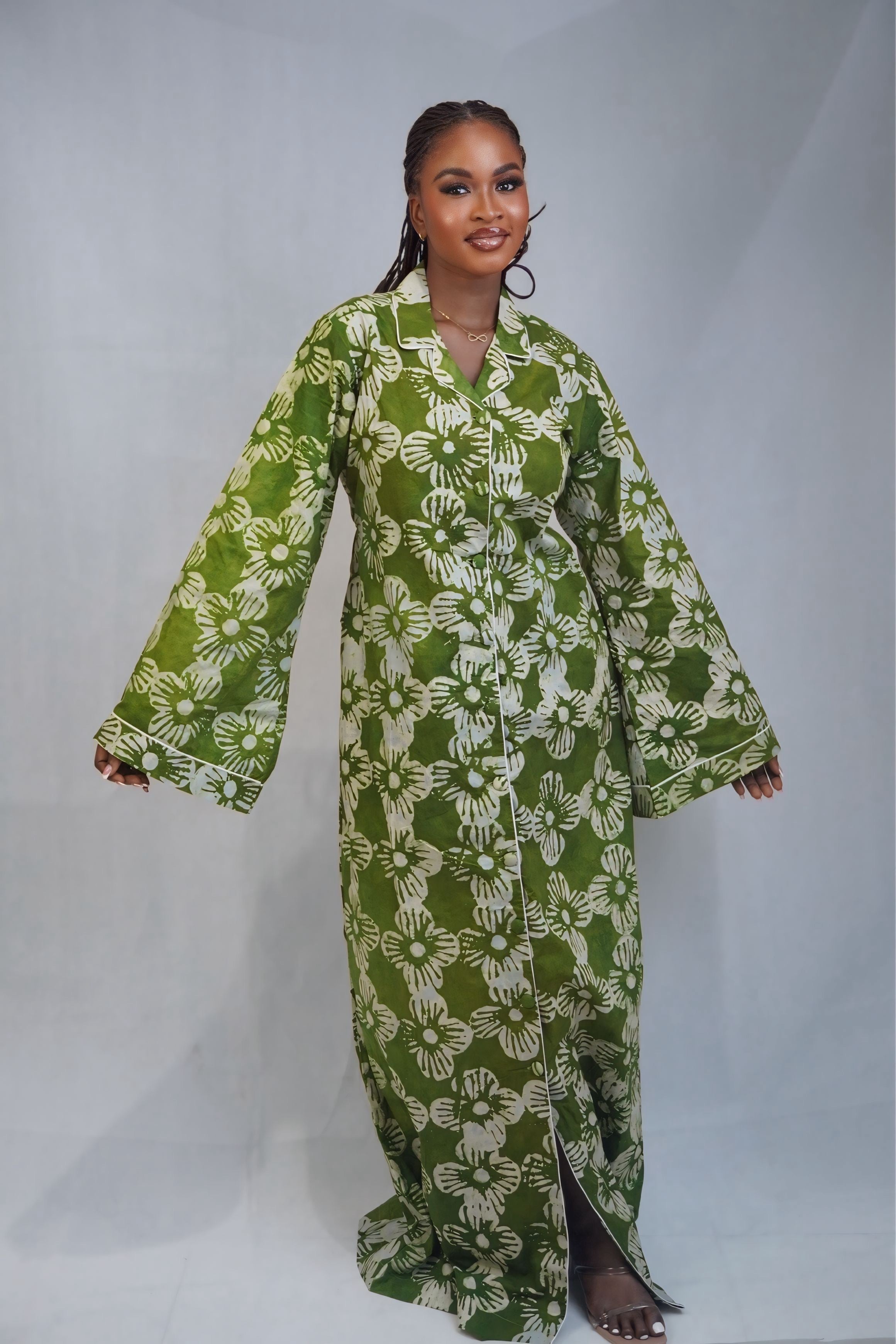 Lala Hand-dyed Adire Dress Shirt