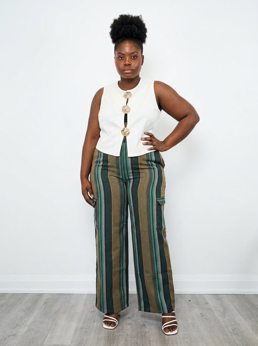 African Print Wide Leg Pants - Ore (Restocked)