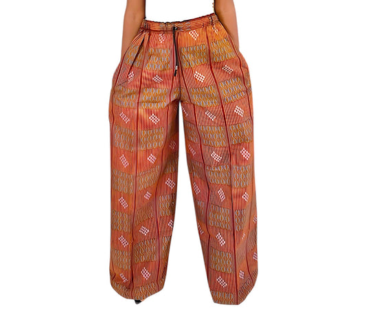 Àwẹ̀ Ankara Wide Leg Pants