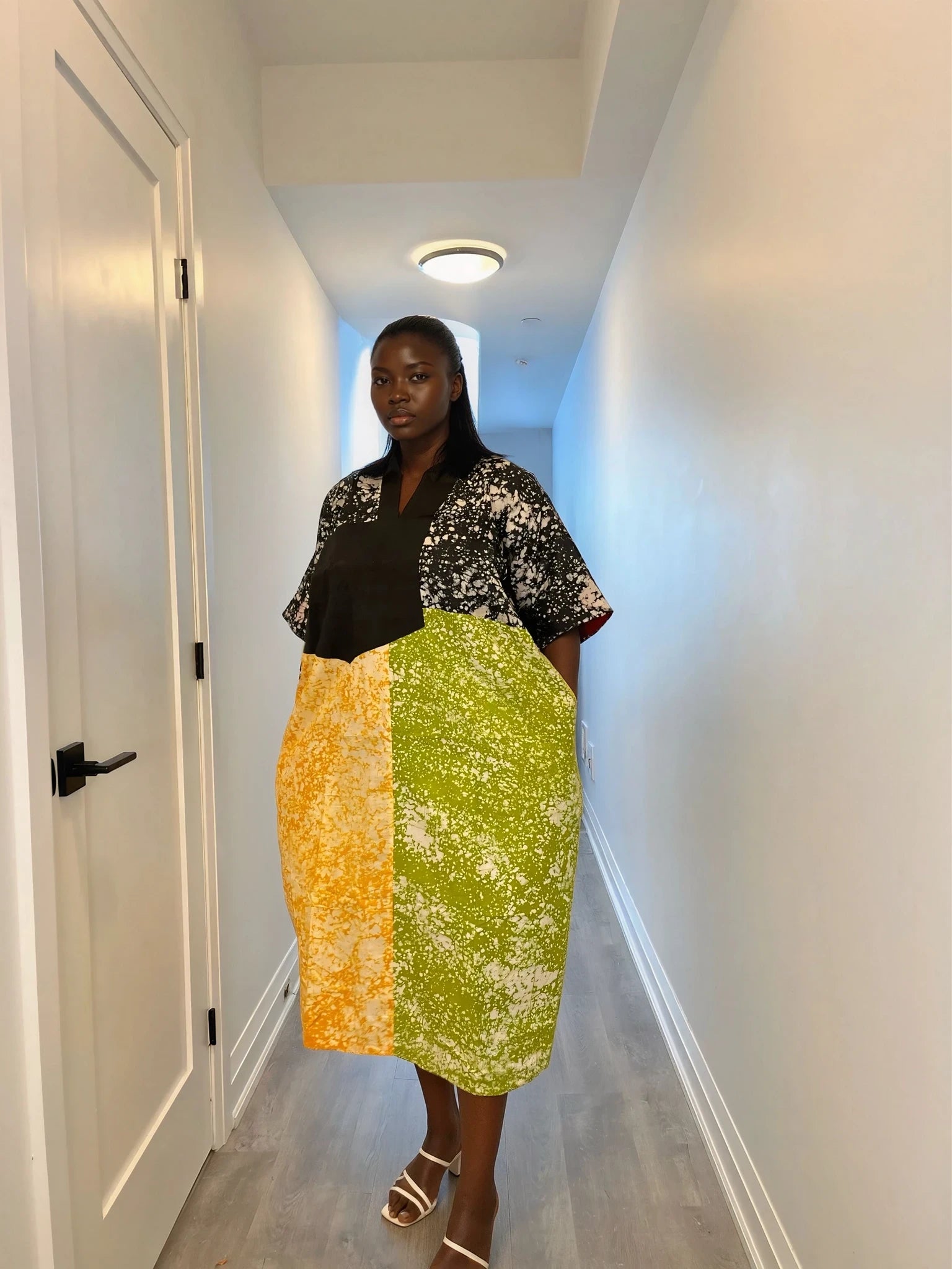 Adire Bubu Dress - Chic Midi Dress