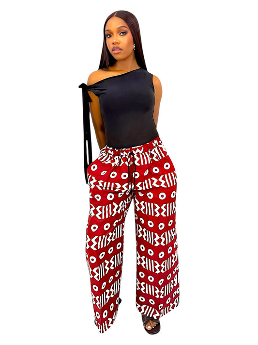 Ìlọ̀rí Ankara Wide Leg Pants