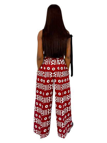 Ìlọ̀rí Ankara Wide Leg Pants