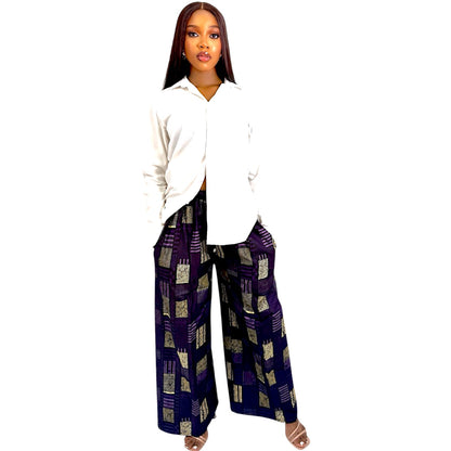 Dídára Ankara Wide Leg Pants