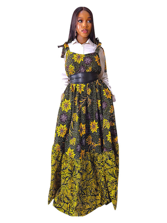 Inúdídùn Maxi Long Ankara Sundress