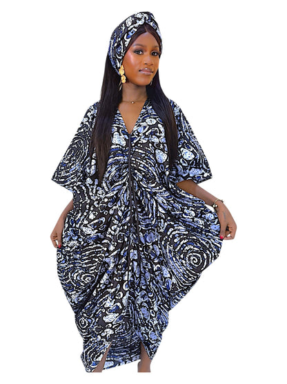 Ìrètí Ankara Drawstring Bubu