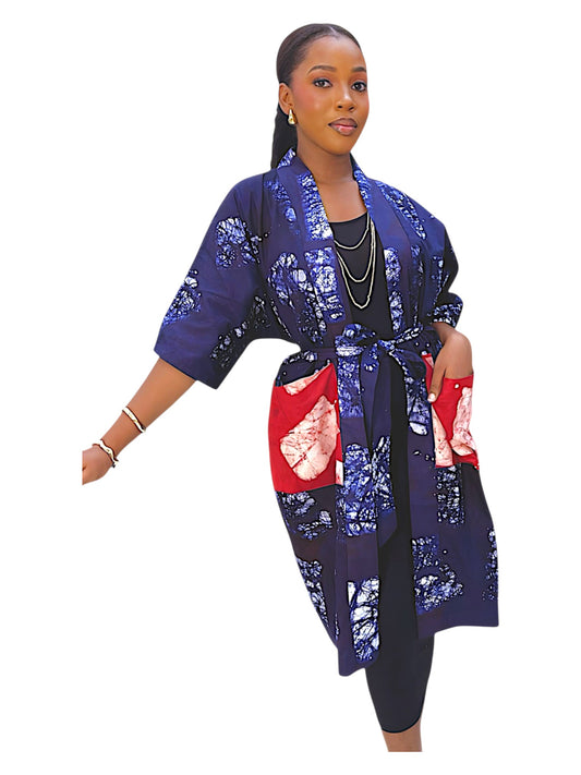 Eko L’Éwà - Adire Kimono Jacket