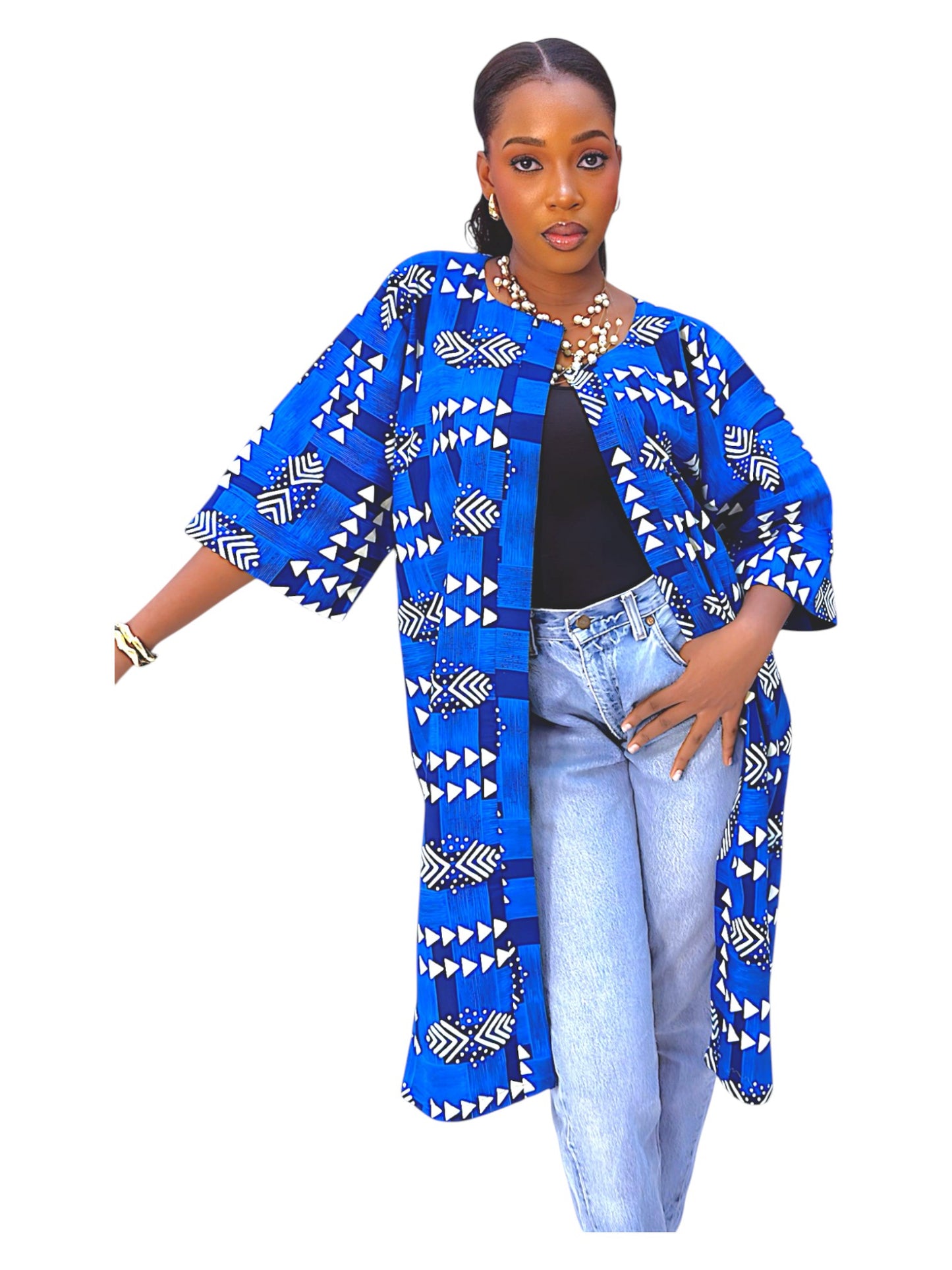 Eko Lumi - Ankara Kimono Jacket