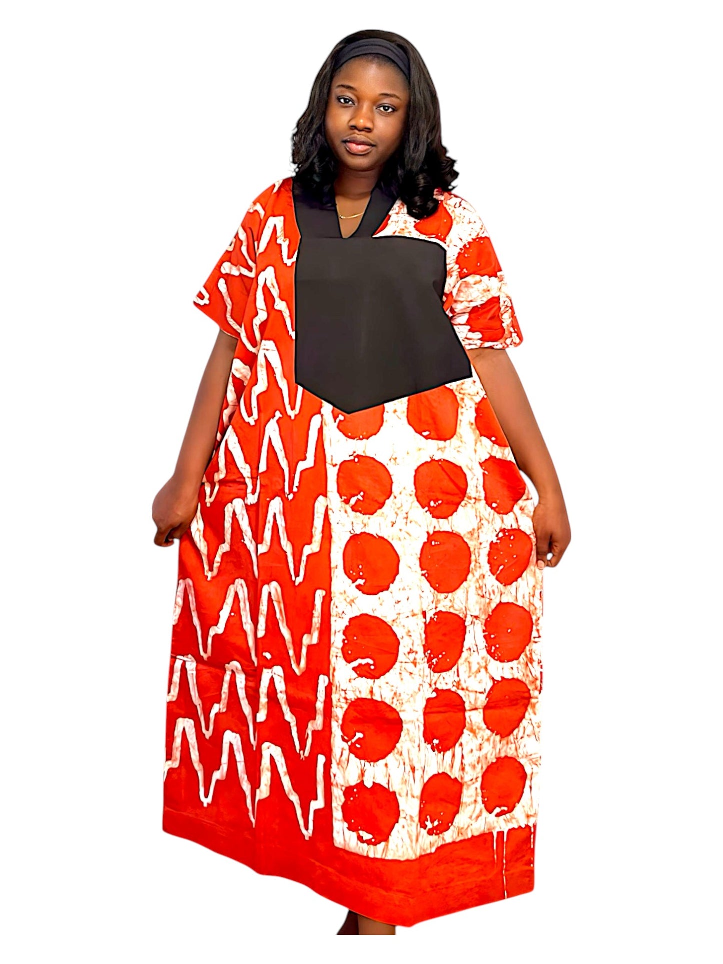 Eko Baddie – African Adire Bubu Dress