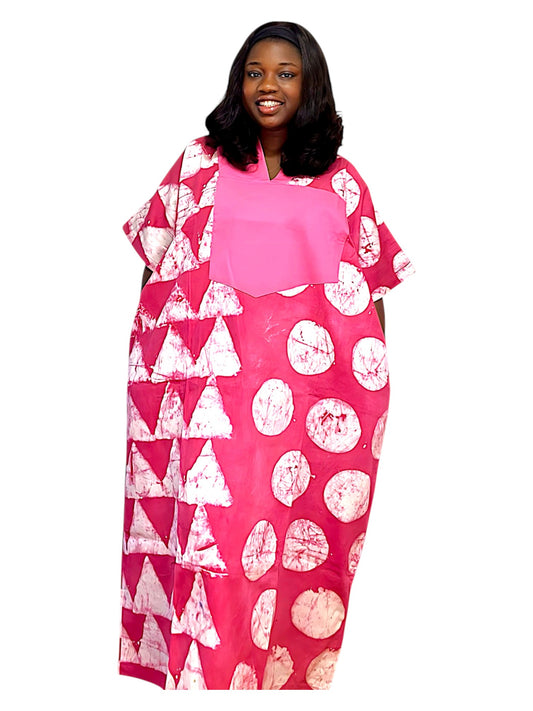 Eko Chic – African Adire Bubu Dress
