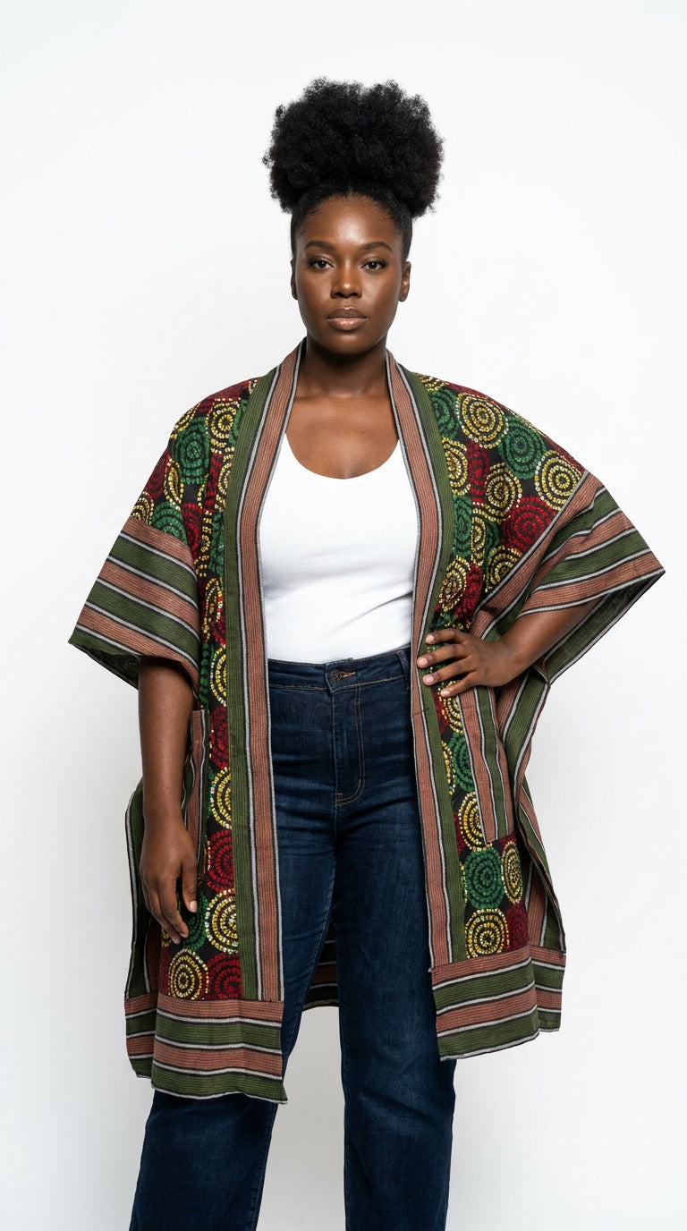 Eko L’Éwà Ankara Kimono Jacket